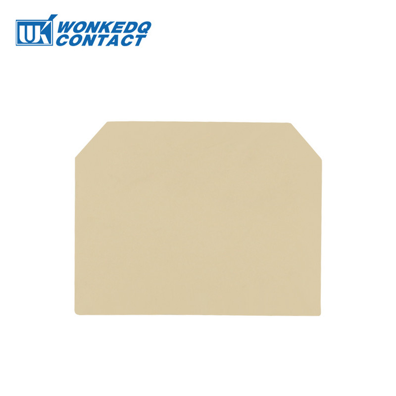 10 gab AP 2.5/4/10/16/35/70/WTL/DK4Q/ASK1 barjeras plāksne SAK vadu savienotājam DIN sliedes spaiļu bloka piederumiem gala vāks