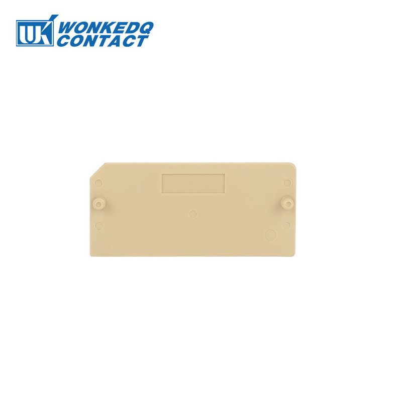 10 gab AP 2.5/4/10/16/35/70/WTL/DK4Q/ASK1 barjeras plāksne SAK vadu savienotājam DIN sliedes spaiļu bloka piederumiem gala vāks