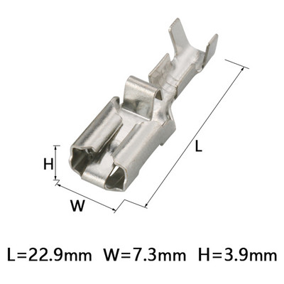 20/50/100/200 kom. 6,3 mm serija automobilskih utikača Opruga 927854-6 priključni hladno prešani terminal za ožičenje DJ624-D6.3B