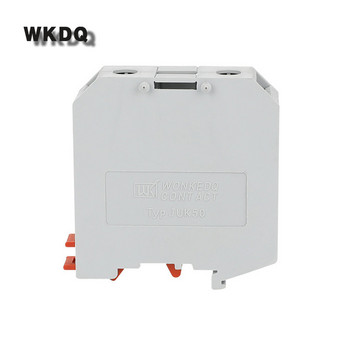 1 τεμάχιο UKH50 Ηλεκτρικό βύσμα καλωδίου αγωγού βύσματος αγωγού υψηλού ρεύματος Μπλοκ ακροδεκτών ράγας DIN UKH 50