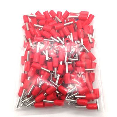 Stezaljke izolirane cijevima Konektor električne žice E6010 ~E25-16 Bakreni kabelski prstenovi 10-4AWG 6~25mm2 100/50kom