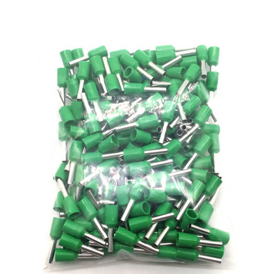 1000Pcs Cjevčicom izolirani završetak kabela Stezaljke za električne žice Konektor E0306 E0308 E0310 Bakreni kabelski prstenovi VE 24AWG