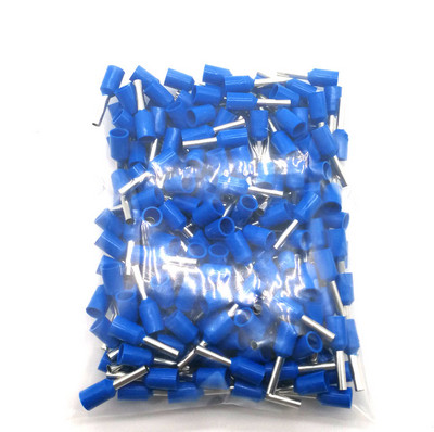 1000Pcs Cjevčicom izolirani završetak kabela Stezaljke za električne žice Konektor E0306 E0308 E0310 Bakreni kabelski prstenovi VE 24AWG