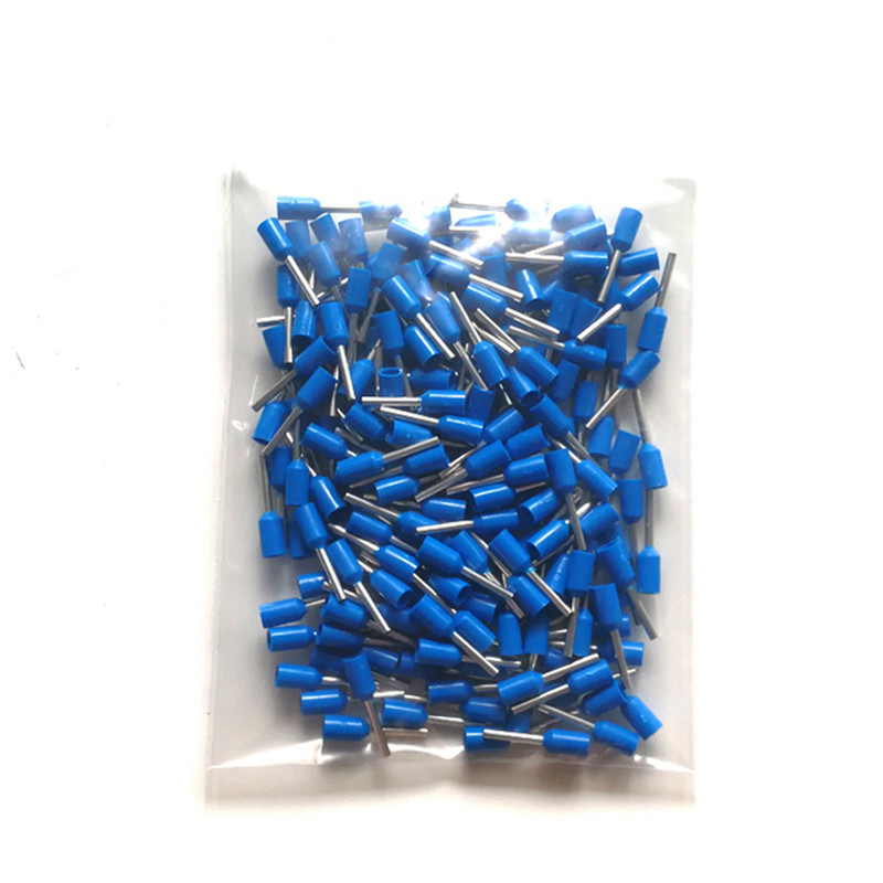 1000Pcs Cjevčicom izolirani završetak kabela Stezaljke za električne žice Konektor E0306 E0308 E0310 Bakreni kabelski prstenovi VE 24AWG