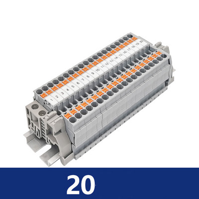 PT 2.5 Комплект клеми за клеми за DIN релса тип Push-in 31A 800V