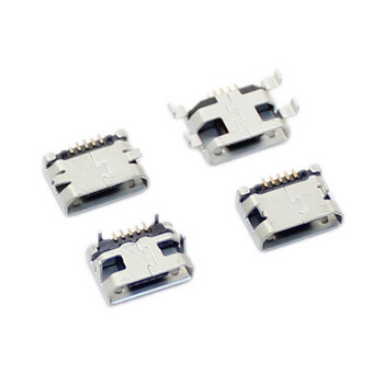 10 бр./лот Micro USB 5-пинов SMT гнездо конектор тип B женско разположение SMD DIP USB конектори за зареждане