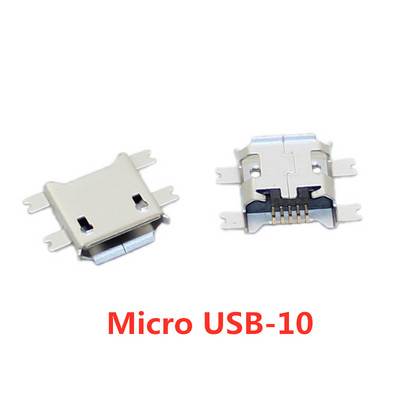 10 kom/lot mikro USB 5 pinski SMT utičnica konektor tipa B ženski SMD DIP USB konektori za punjenje