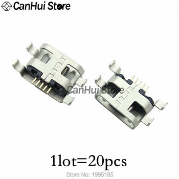 20-60 бр. 5-пинов SMT конектор за гнездо Micro USB тип B Разположение на женска 12 модела SMD DIP конектор за гнездо