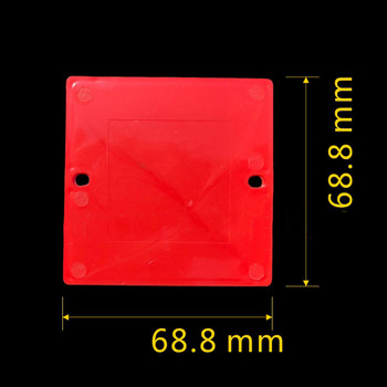10 бр. Pvc 86 Тип цветна телена кутия Покриваща плоча Вътрешна покриваща плоча Защитен капак