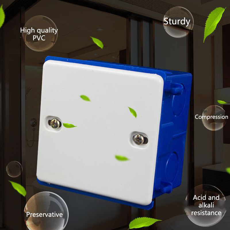 10 kom Pvc 86 vrsta žičane kutije u boji Poklopna ploča Unutarnja pokrivna ploča Zaštitni poklopac