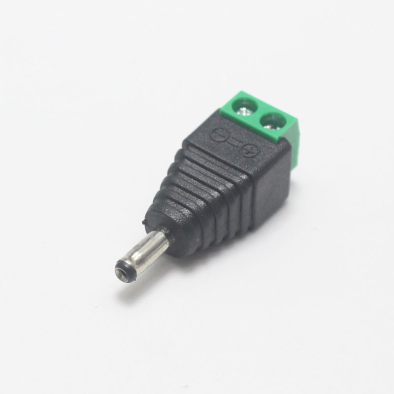5,5 * 2,1 5,5 * 2,5 3,5 * 1,35 mm sieviešu vīriešu līdzstrāvas kabeļa savienotāja ligzdas spraudņa savienojums LED lentes CCTV drošības kameras DVR