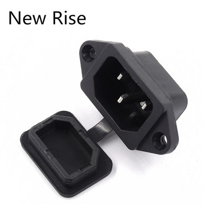 1 PC maiņstrāvas barošanas ligzda 250 V 10 A 3 kontakti