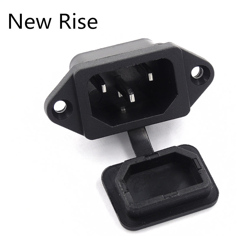 1 PC maiņstrāvas barošanas ligzda 250 V 10 A 3 kontakti