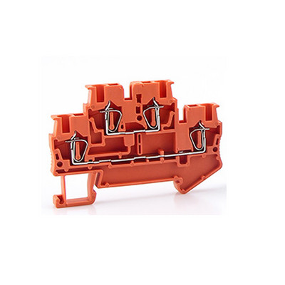 50 komada steznog bloka za din šinu STTB-2.5 električni žičani konektor dvoslojni opružni konektor žičani vodič