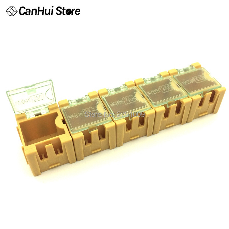 DIY Gereedschap Verpakking Elektronische Componenten Schroef Opbergdoos Verwijderbare Opslag SMD SMT Sieraden Werkzeug Fall