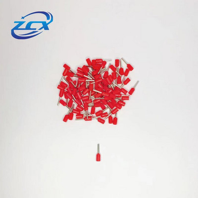 100gab. VE0306 VE0308 VE0310 izolētas uzgaļi Cauruļveida iepriekš izolēta gofrētā stieple auksti spiesta Eiropas adatas spaile