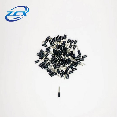 100gab. VE0306 VE0308 VE0310 izolētas uzgaļi Cauruļveida iepriekš izolēta gofrētā stieple auksti spiesta Eiropas adatas spaile