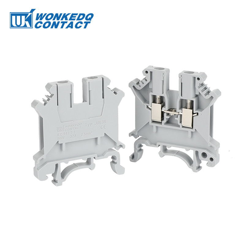 100kom UK3N UK3 višebojni vijčani univerzalni utični vodič UK 3N žičani električni konektor stezaljke na din šinu