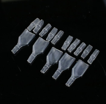 10/20/50 комплекта 4.0 bullet клема за автомобилен електрически проводник с диаметър 4 mm Мъжки + женски 1: 2 Прозрачна обвивка
