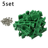 5 KOM DRG-01 PCB DIN 35 adapter za šinu Montažni adapter Držač sklopne ploče Držač Nosač Stege PCB nosač Ploča Montažna baza