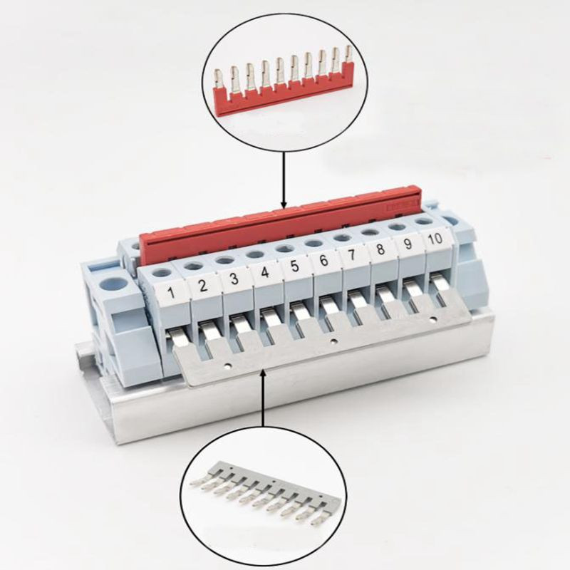 1kom kombinirani terminalni blok kombinirani konektor komad vodilice tip naponske veze red JH6-1.5