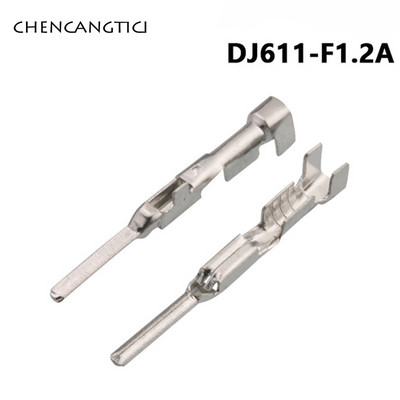 50 kom. Konektor konektora automobilskog kabela za presovanje 1.2 mm Stezaljke za spajanje ožičenja automobila H62 Mjed kalajisana DJ611-F1.2A G17