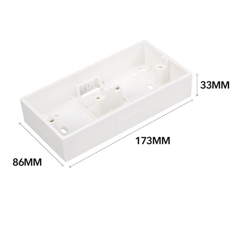 Vanjska montažna kutija tipa 86 za standardne prekidače i utičnice od 86 mm*86 mm može se primijeniti na bilo koji položaj zidne površine