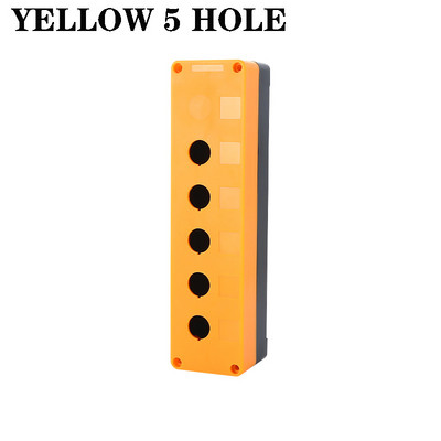 Su geçirmez düğme kutusu su kontrol kutusu anahtarı 12345 delik pozisyon endüstriyel göstergesi kauçuk kabuk acil durdurma 22mm