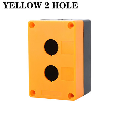 Su geçirmez düğme kutusu su kontrol kutusu anahtarı 12345 delik pozisyon endüstriyel göstergesi kauçuk kabuk acil durdurma 22mm