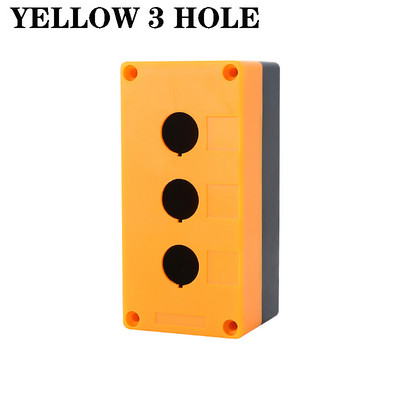 Su geçirmez düğme kutusu su kontrol kutusu anahtarı 12345 delik pozisyon endüstriyel göstergesi kauçuk kabuk acil durdurma 22mm