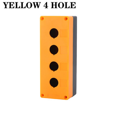 Su geçirmez düğme kutusu su kontrol kutusu anahtarı 12345 delik pozisyon endüstriyel göstergesi kauçuk kabuk acil durdurma 22mm