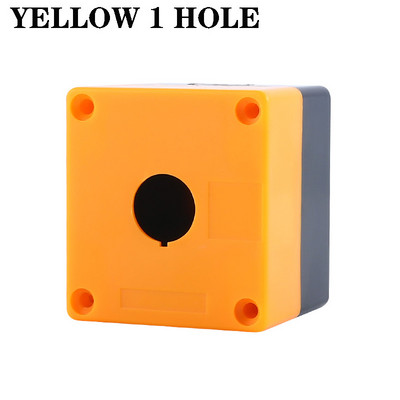 Su geçirmez düğme kutusu su kontrol kutusu anahtarı 12345 delik pozisyon endüstriyel göstergesi kauçuk kabuk acil durdurma 22mm