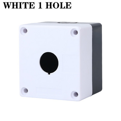 Su geçirmez düğme kutusu su kontrol kutusu anahtarı 12345 delik pozisyon endüstriyel göstergesi kauçuk kabuk acil durdurma 22mm