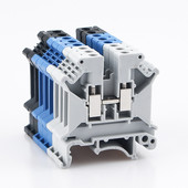 100 komada steznog bloka DIN tračnice UK-5N Univerzalni konektor Vijčani spoj Vodič za električno ožičenje UK5N Blok stezaljke