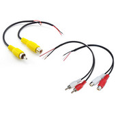 15cm auto konektor Rca ženski / muški produžni audio kabel Av Single Single Video utikač Stereo produžna žica diy alati