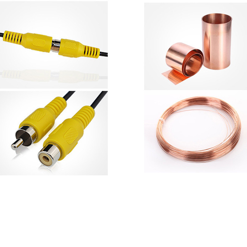 15cm auto konektor Rca ženski / muški produžni audio kabel Av Single Single Video utikač Stereo produžna žica diy alati