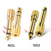 Jack 6,5 6,35 mm mufă masculin la conector mamă de 3,5 mm amplificator căști Adaptor audio Microfon AUX 6,3 3,5 mm convertor