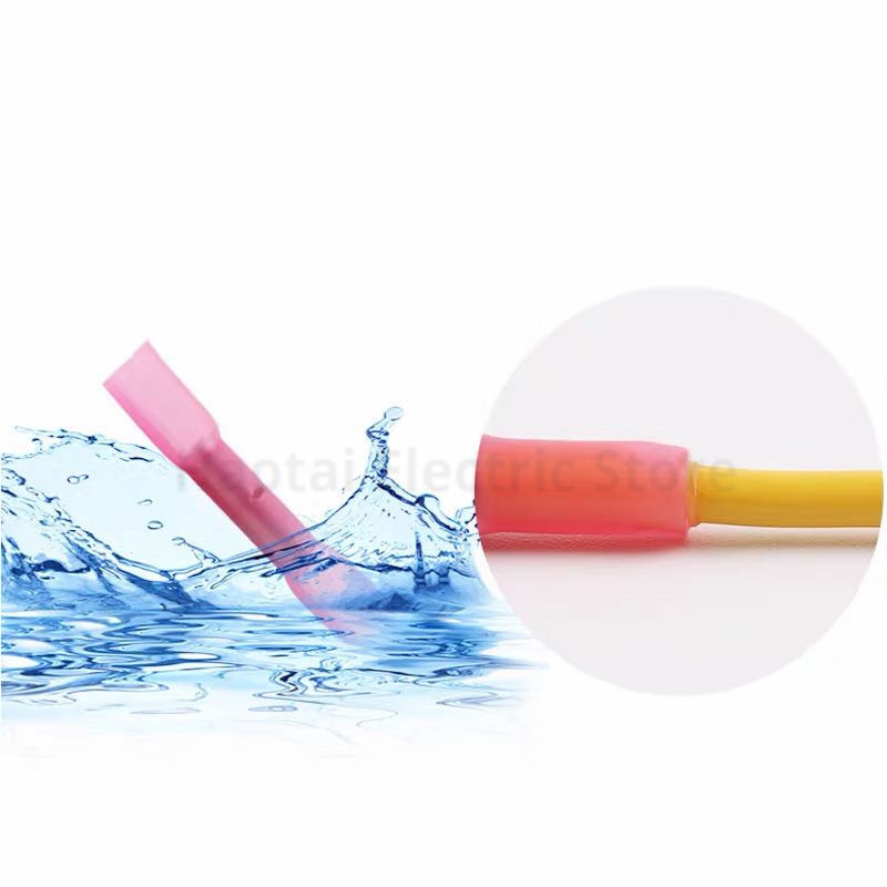 10/20/25/50PCS Termoskupljajući terminal izoliran čeonim električnim spojnim žicama Konektori Kabelski spojni terminalni konektor AWG 22-10