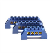 250V-450V Most s vijčanim priključkom Električna distribucija Neutralno ožičenje Blok konektor 4 8 10 položaja pinova Otvor za din šinu od mesinga