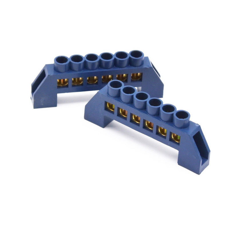 250V-450V Most s vijčanim priključkom Električna distribucija Neutralno ožičenje Blok konektor 4 8 10 položaja pinova Otvor za din šinu od mesinga