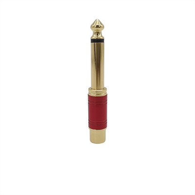 2Pcs RCA Jack Audio konektor 6.35 mm Mono muški utikač na RCA ženski Jack Adapter za zvučnik Konverter konektor