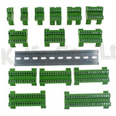 1 set 2-12pin razmak 5,08 mm Vijčani utični terminalni blokovi konektor Montaža na DIN šinu umjesto 2EDG-UKR-5,08 mm šinski terminalni blok