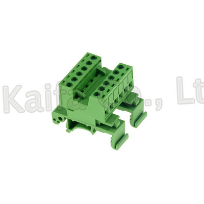 1 set 2-12pin razmak 5,08 mm Vijčani utični terminalni blokovi konektor Montaža na DIN šinu umjesto 2EDG-UKR-5,08 mm šinski terminalni blok