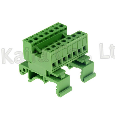 1 set 2-12pin razmak 5,08 mm Vijčani utični terminalni blokovi konektor Montaža na DIN šinu umjesto 2EDG-UKR-5,08 mm šinski terminalni blok