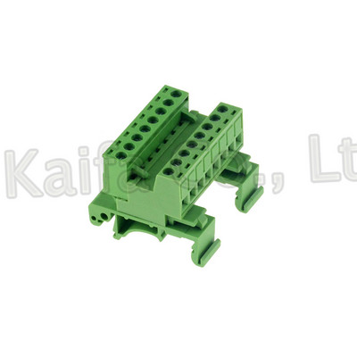 1 set 2-12pin razmak 5,08 mm Vijčani utični terminalni blokovi konektor Montaža na DIN šinu umjesto 2EDG-UKR-5,08 mm šinski terminalni blok