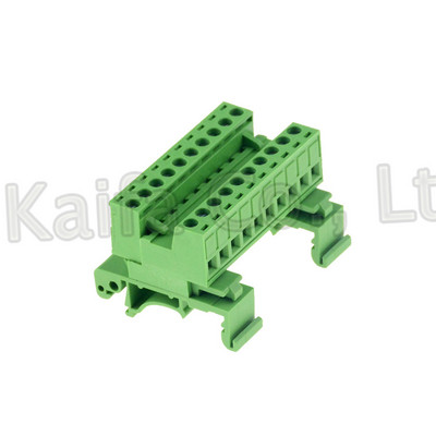1 set 2-12pin razmak 5,08 mm Vijčani utični terminalni blokovi konektor Montaža na DIN šinu umjesto 2EDG-UKR-5,08 mm šinski terminalni blok