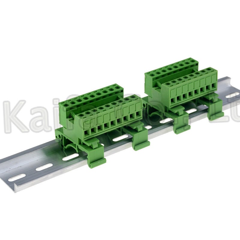 1 set 2-12pin razmak 5,08 mm Vijčani utični terminalni blokovi konektor Montaža na DIN šinu umjesto 2EDG-UKR-5,08 mm šinski terminalni blok