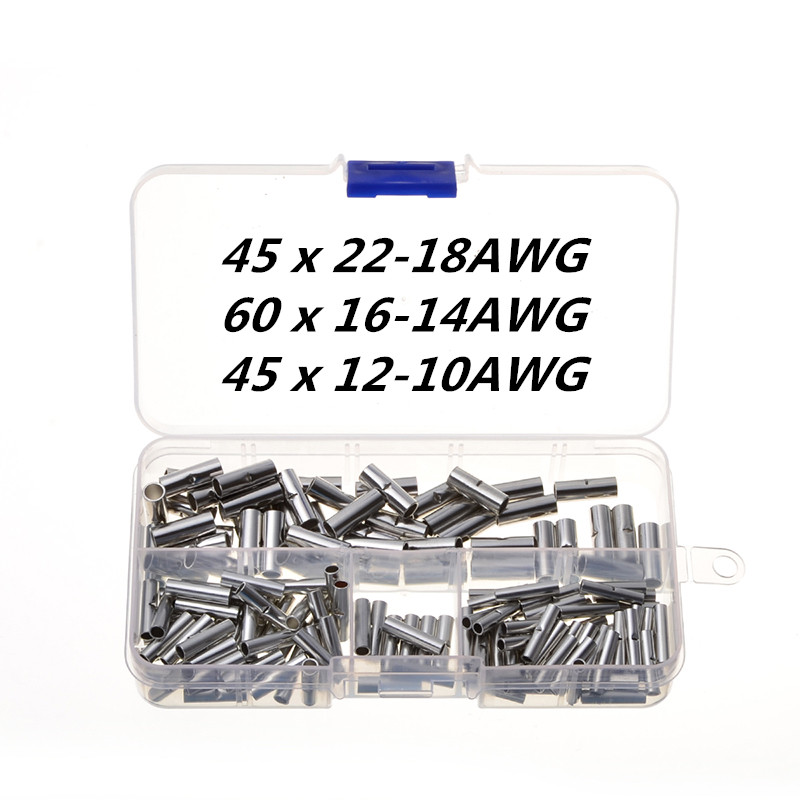 150/50 kom bakreni goli terminal presvučeni kositrom konektor spojne žice završetak kabela električni kabel stegnuti konektor AWG 22-10 AWG 14-16