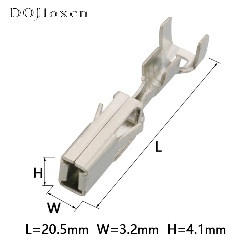 20/50/100/200 buc 2,8 mm terminal de cablare din alamă pentru VW Tyco AMP îmbinări pentru autovehicule terminale femele pini cablu de sertizare 4D0971992
