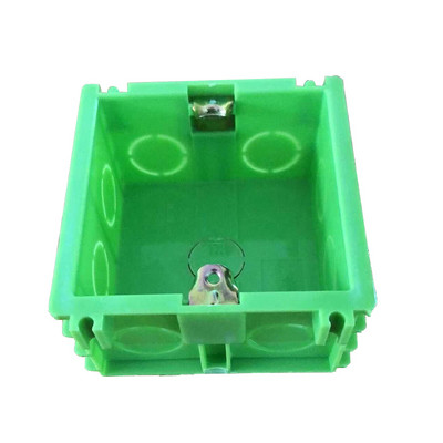 5 KOM 86x86x44mm Zidna ploča Kutija za utičnice na zid Unutarnja kazeta Kutija za ugradnju prekidača PVC Razvodna kutija